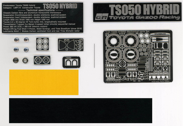 1/24 TS050 HYBRID Full Set.