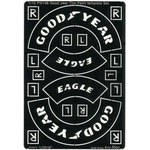 1/12 FW14B Good year Tire Paint template Set.