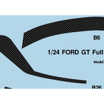 1/24 フォードGT フルカーボン デカール 2枚 拡大.2