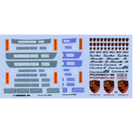 1/24 ポルシェ 959 スポーツ 1988 デカール & 各種 (2枚入り)