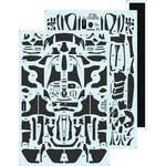 Full carbon decal 3 point