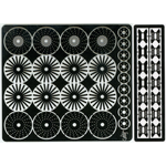 1/24 Disk rotor Set. (Drill cross Mercedes-Benz Type)