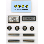 1/24 Ferrari F-40 Center rock nut Set.