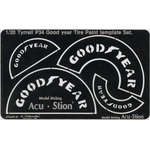 1/20 ティレル P34 1977 Good year タイヤ ペイント テンプレート セット