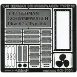 1/48 Pkw.K2s シュビムワーゲン 166型 メカニカルパーツセット