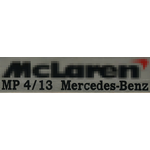 1/20 MP4/13 Data plate (McLaren)