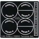 1/43 PIRELLI PZERO テンプレート セット