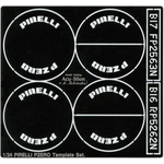 1/24 PIRELLI PZERO Template Set.