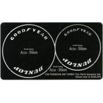1/24 935 TURBO Tire Paint template Set. (Good year & DUNLOP)