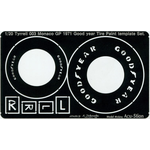 1/20 Tyrrell 003 Monaco GP 1971 Good year Tire Paint template Set.