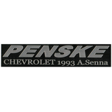 1/43 ペンスキー シボレー 1993 A.セナ キット ネームプレート(シルバー)