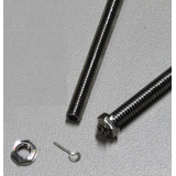 1/12 アクスル*(シャフト・ナット) シルバーセット