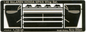 1/43 McLaren HONDA MP4/6 Wing Set.