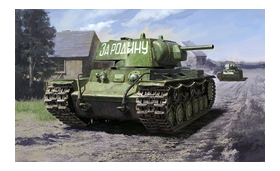 1/48 RUSSIAN HEAVY TANK KV-1 Set.