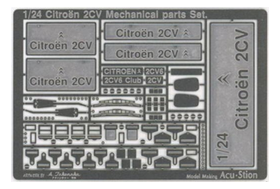 1/24 Citroën 2CV Mechanical parts Set.