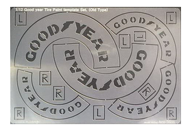 1/12 J.P.S.MK.III ロータス タイプ78 1977 Good year タイヤ ペイント テンプレート セット