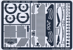1/24 プジョー 206 WRC 2003 メカニカルパーツセット