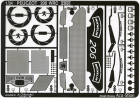 1/24 PEUGEOT 206 WRC 2001 Mechanical parts Set.