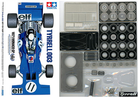1/12 Tyrrell 003 Monaco GP 1971 8point Full Set.+ Kits