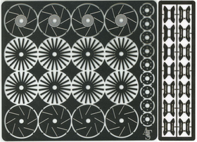 1/24 Disk rotor Set. (Cross PORSCHE Type)