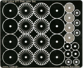 1/20 ロータス 97T ディスクローターセット