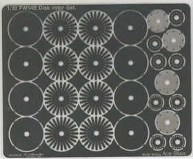 1/20 FW14B Disk rotor Set.