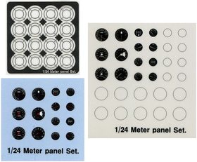 1/24 メーター パネル セット