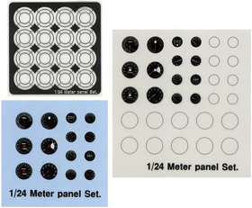 1/24 メーター パネル セット