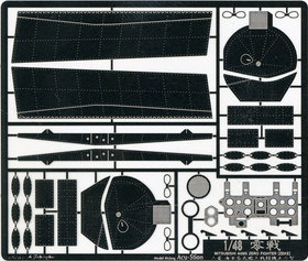 1/48 MITSUBISHI ZERO FIGHTER MODEL Mechanical parts Set. 52 (ZEKE)