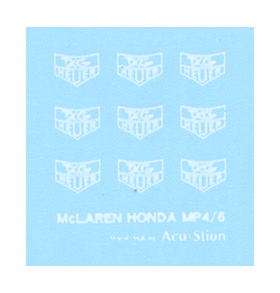 1/43 McLaren HONDA MP4/6 TAG HEUER decal