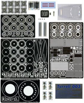 1/20 Tyrrell 003 Monaco GP 1971 12point Full Set.