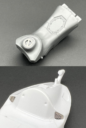 Refueling port & intake mesh