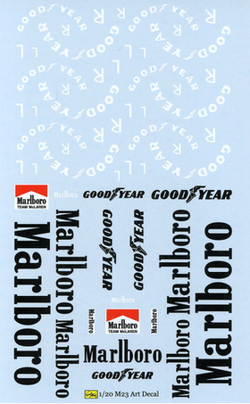 1/20 M23 アートデカール 半分版