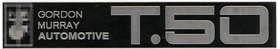 1/24 GMA T.50 Name plate