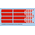 1/24 NEW FIAT 500 Italian flag color (Arrow stripe) Decal