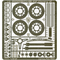 1/12 PORSCHE 910 Carrera 10 Mechanical parts Set.