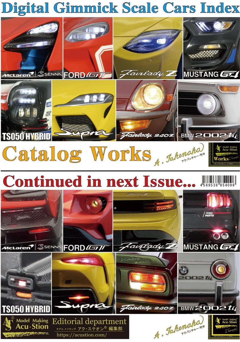 ​Digital Gimmick Scale Cars Index & Catalog Works by Acupuncture Takenaka