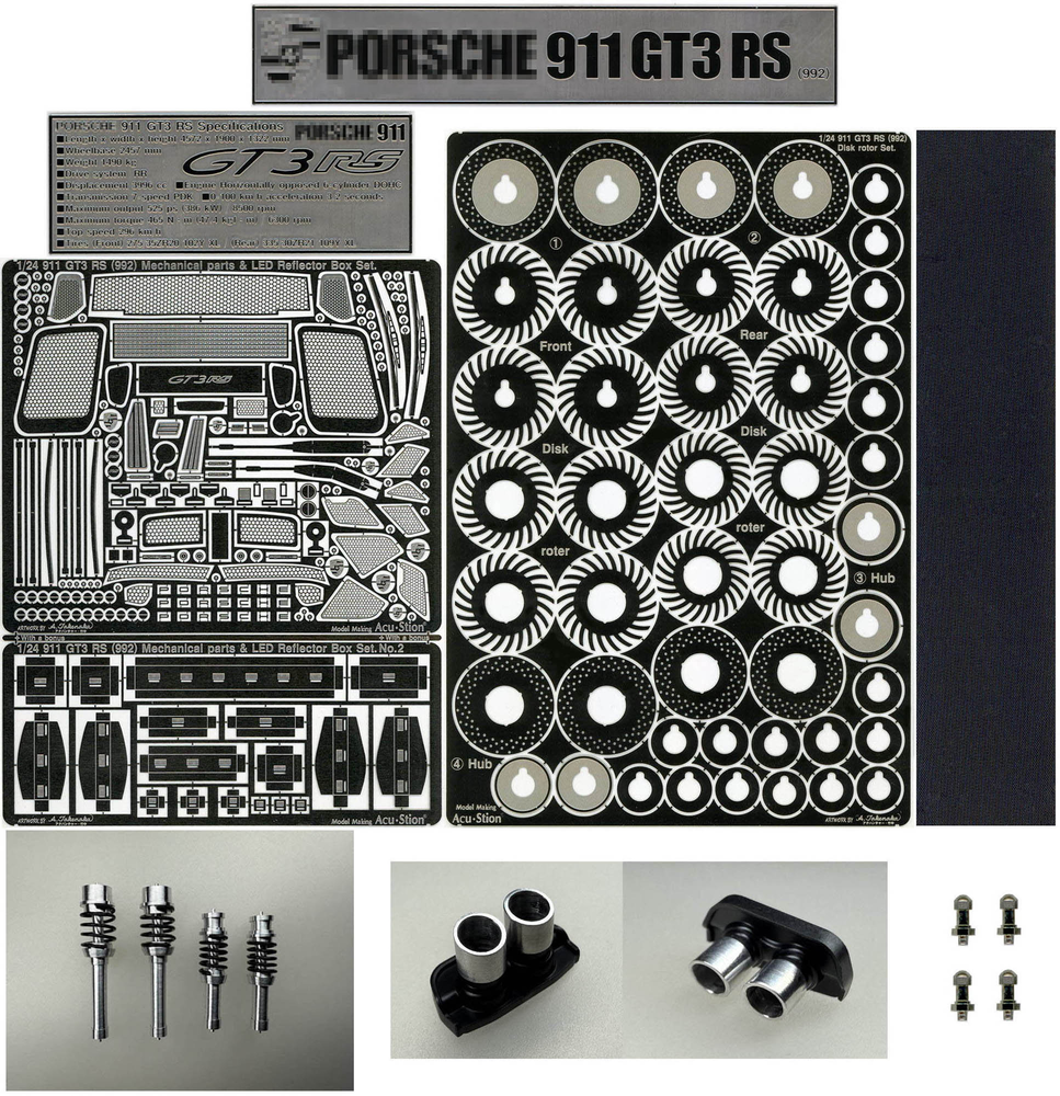 1/24 Porsche 911 GT3 RS (992) Transformer Set.